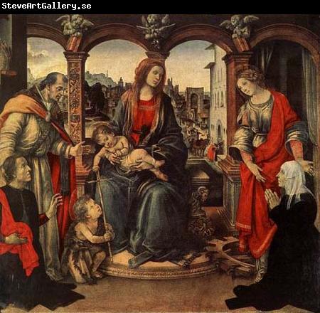 Fra Filippo Lippi Madonna with Child and Saints